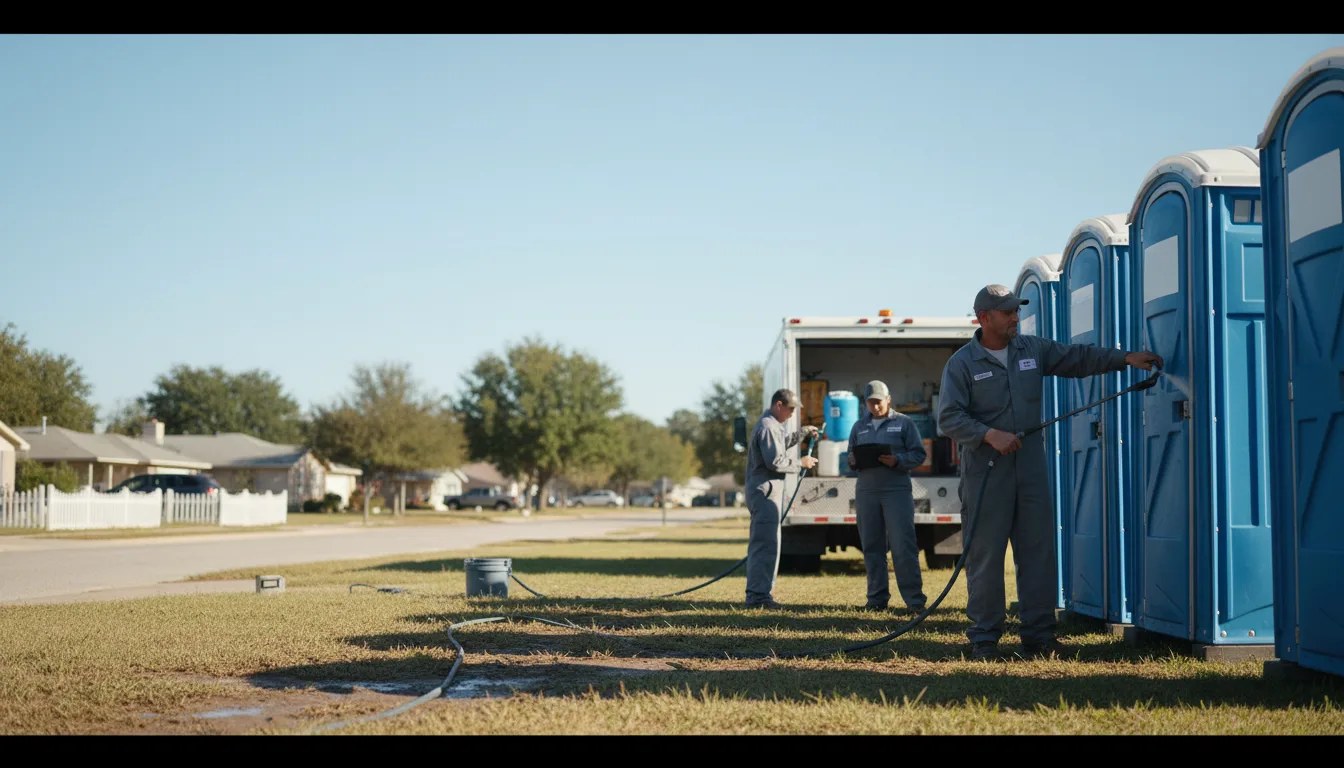 Long-Term Portable Toilet Rental in Kingsville, OH near me